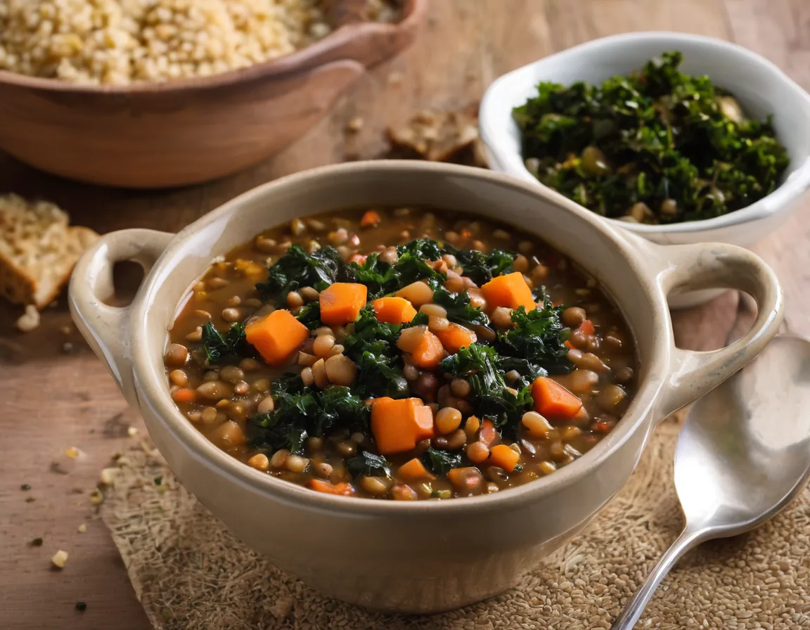 Lentejas con Verduras para el Estreñimiento Crónico Adaptado para Constipación Crónica