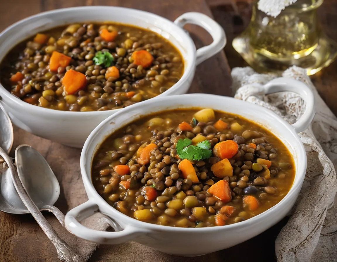 Lentejas Estofadas a la Española para Hipertensión