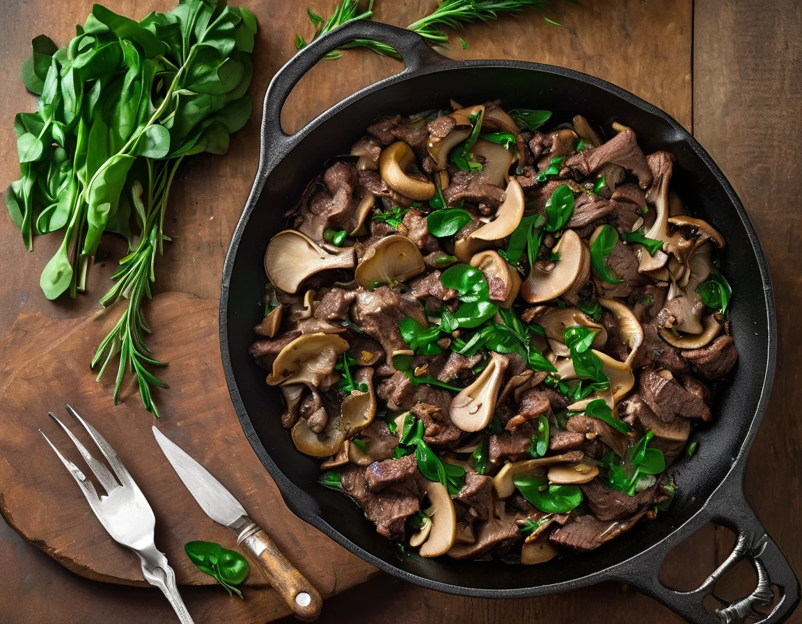 Estofado de Ternera con Champiñones al Romero