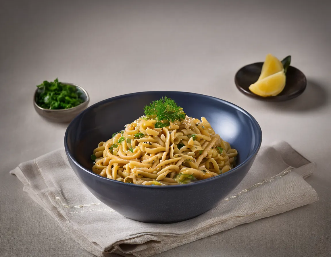 Macarrón Integral con Calabaza y Col a la Brasileña Adaptado para Constipación Crónica