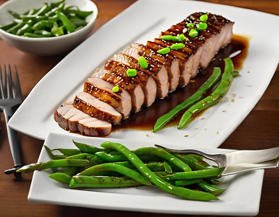 Lomo de Cerdo con Judías Verdes al Estilo Mediterráneo