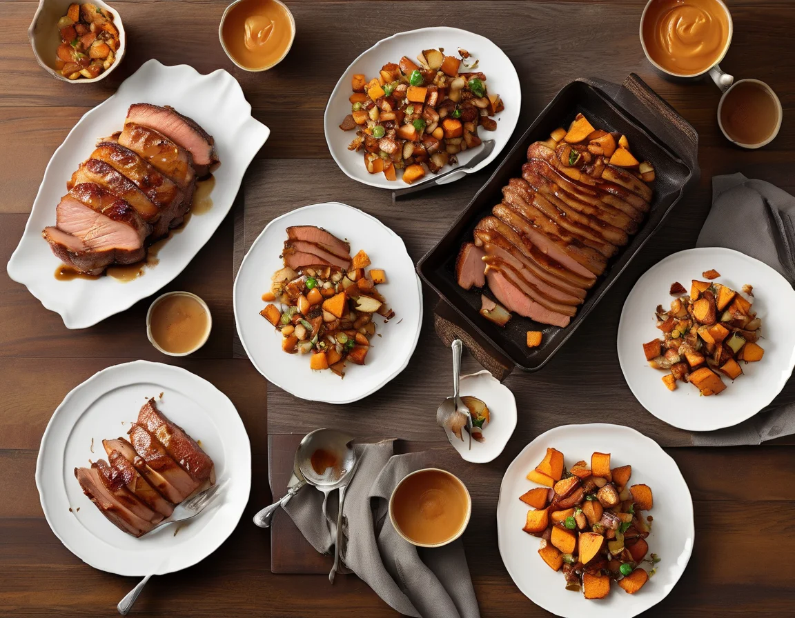 Lomo de Cerdo con Puré de Boniato y Hierbas Mediterráneas