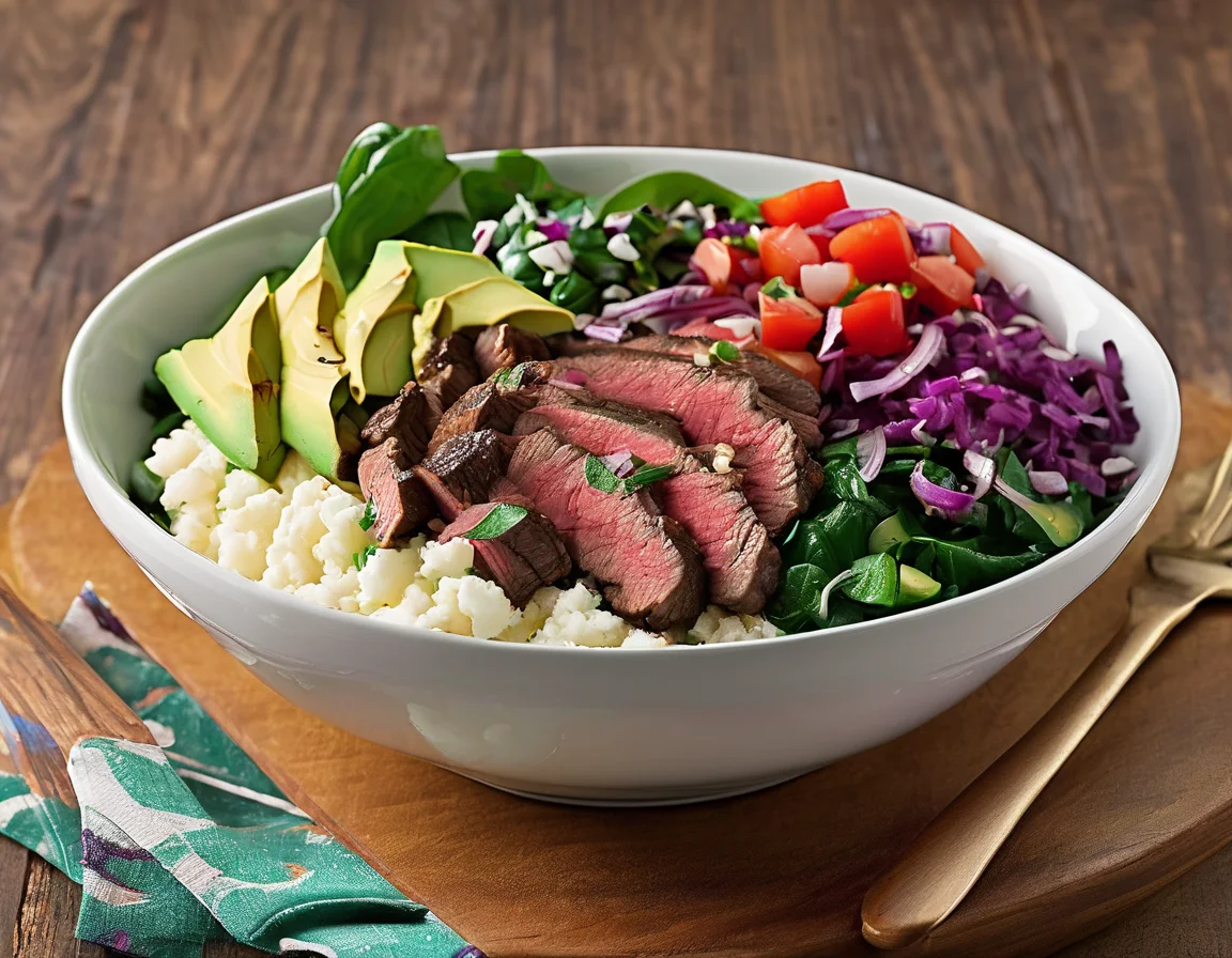 Estofado de Ternera con Crema de Coliflor al Azafrán