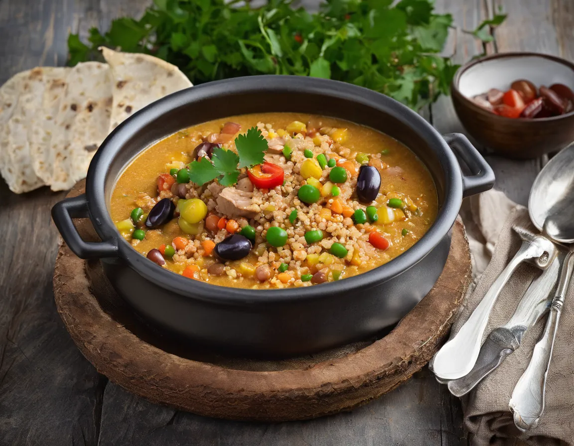 Moqueca de Atún con Quinoa y Verduras Adaptado para Hipercolesterolémia