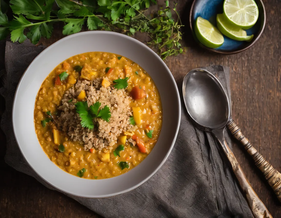 Moqueca de Atún Low-FODMAP con Quinoa Adaptado para SII Síndrome de Intestino Irritable