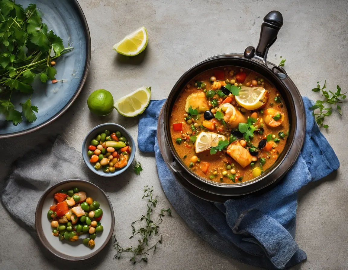 Moqueca de Pescado con Verduras y Quinoa Adaptado para Diabetes T1