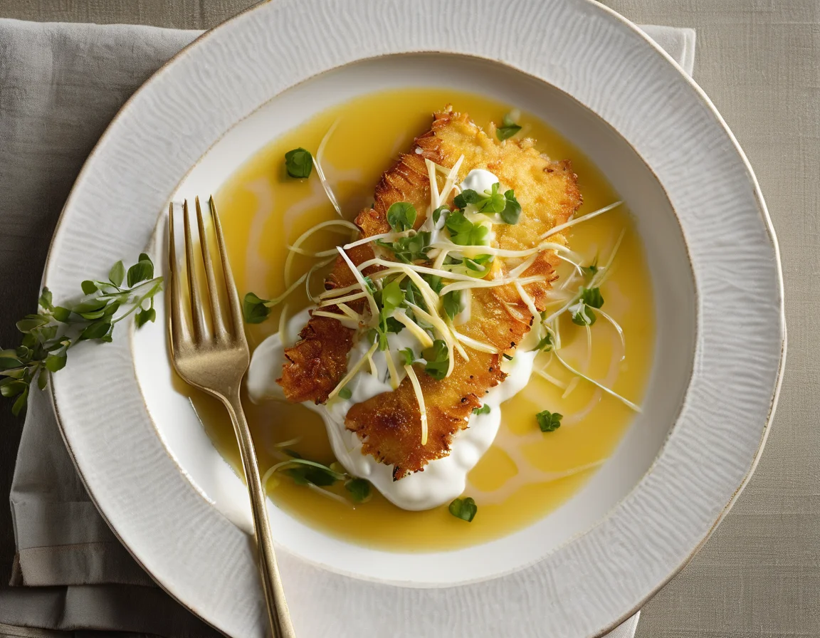 Filetto di Merluzzo al Forno con Purè di Batata e Salsa di Yogurt Adaptado para Infección por Helicobacter Pylori