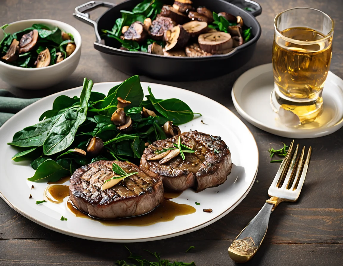 Estofado de Ternera con Setas al Romero