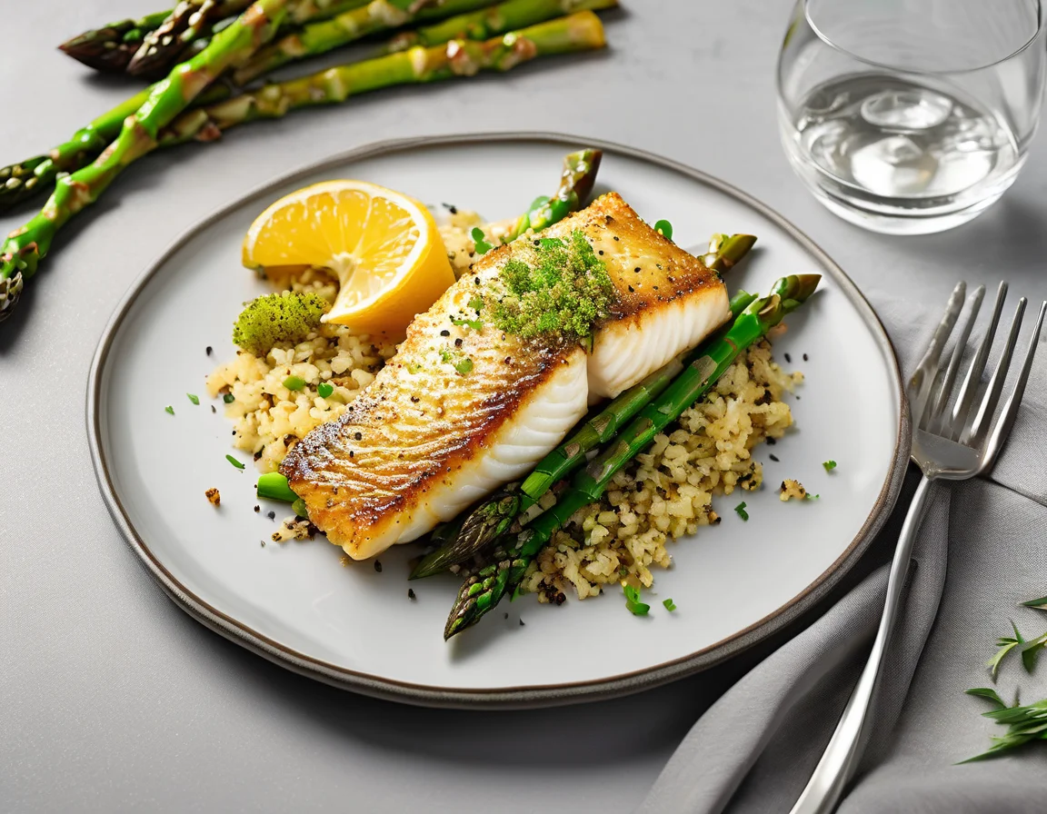 Bacalao con Espárragos a la Andaluza