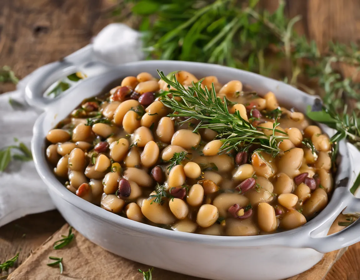 Papa al Horno con Frijoles y Romero - Receta Saludable para Hipercolesterolemia Adaptado para Hipercolesterolémia