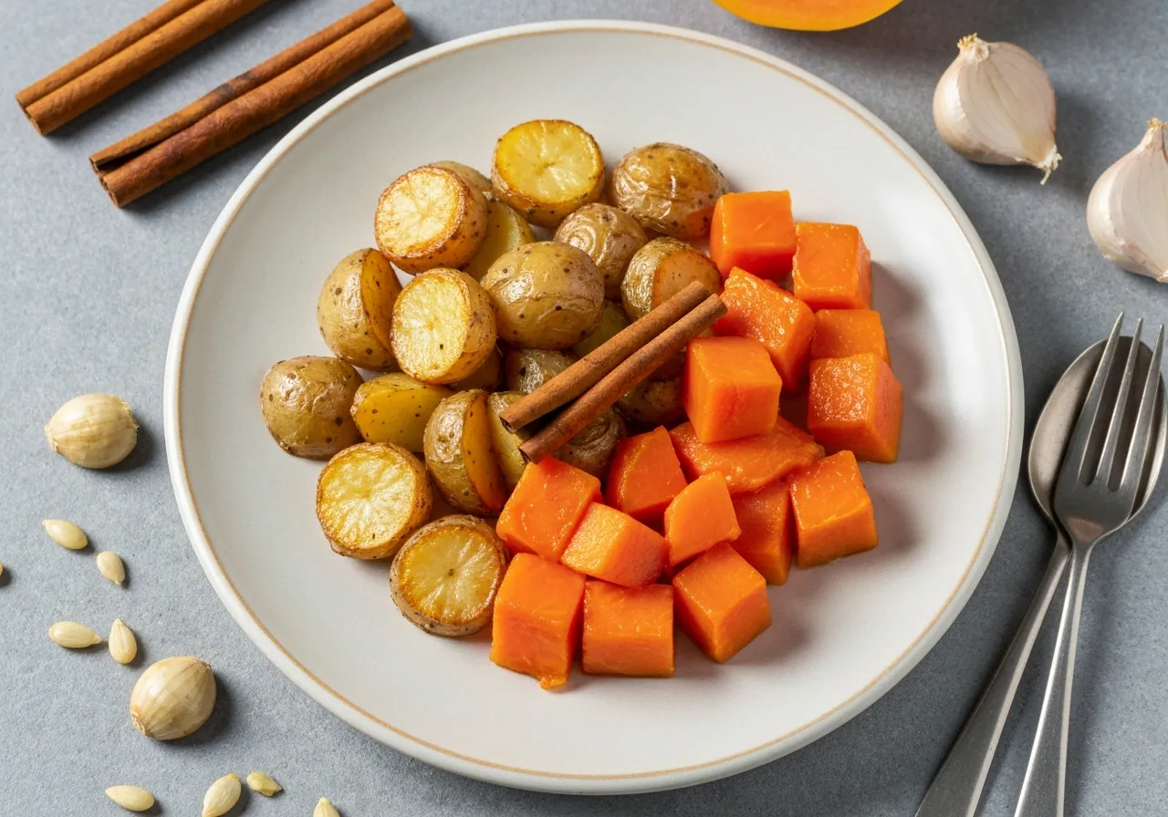 Papaya Asada con Canela y Yogur Griego Adaptado para Diabetes T1