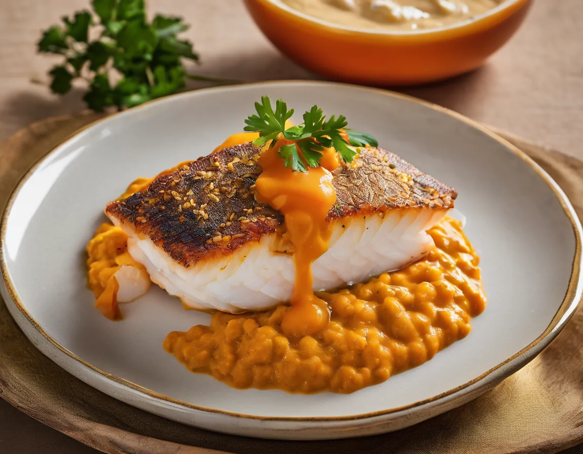 Pescado con Lentejas al Estilo Latino