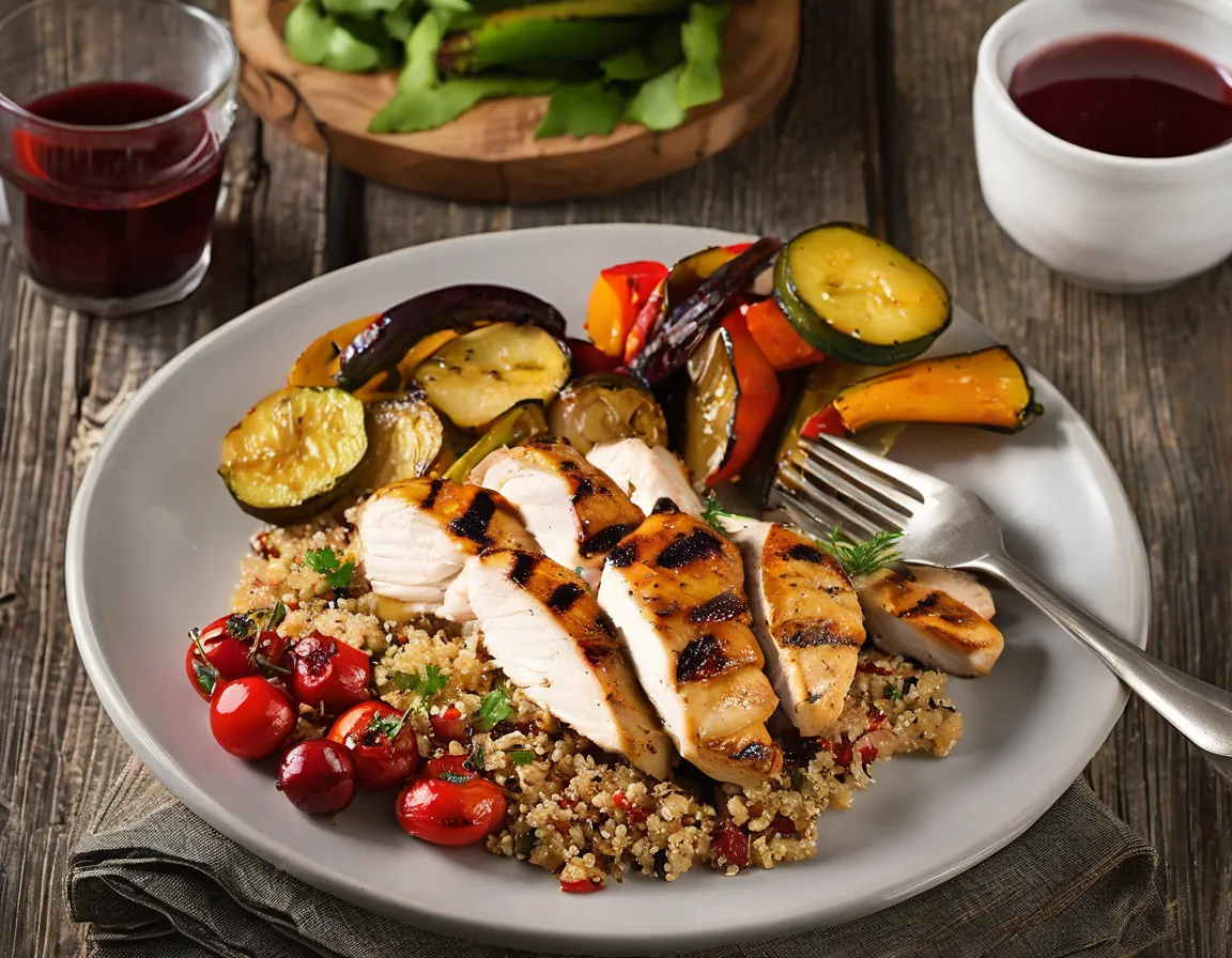 Pollo al Horno con Verduras y Quinoa