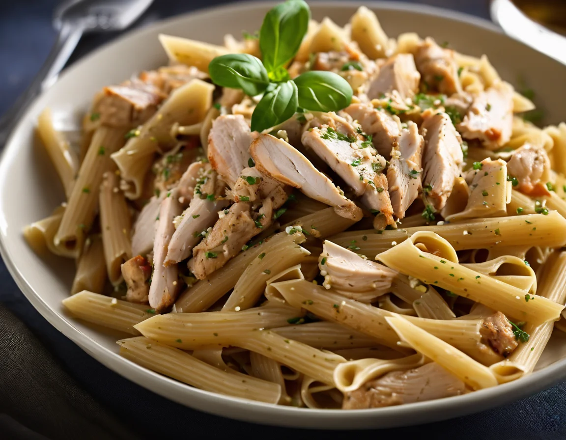 Pollo con Pasta Integral al Estilo Bistró