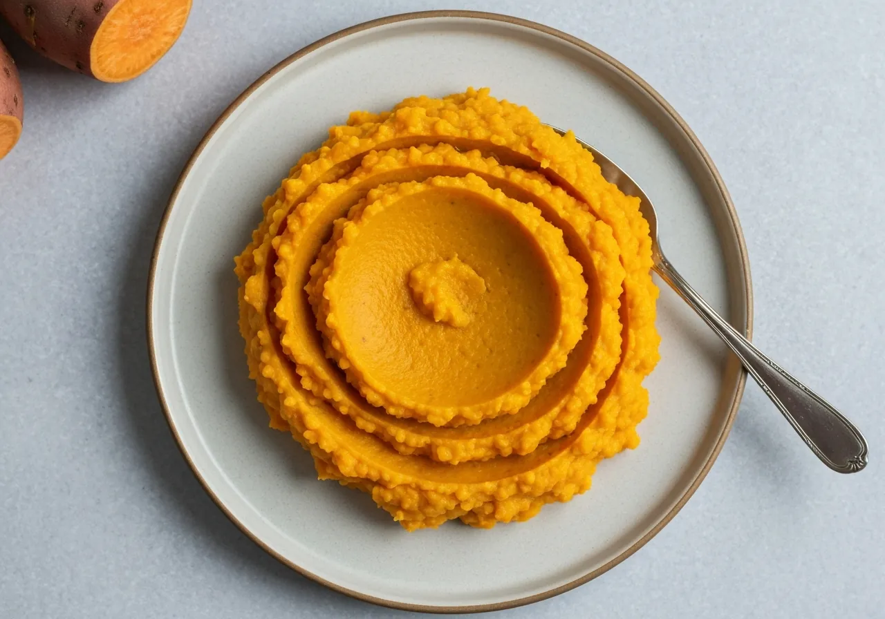 Puré de Batata al Horno con Aceite de Oliva