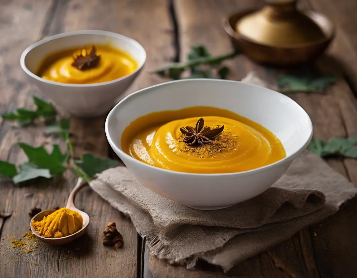 Puré de Calabaza Suave con Jengibre y Cúrcuma Adaptado para EII Crohn / Colitis Ulcerosa