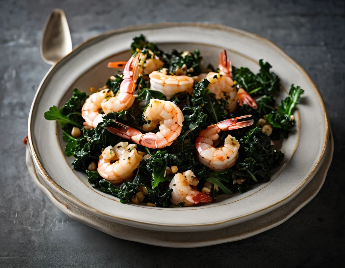 Gambas con Kale a la Española
