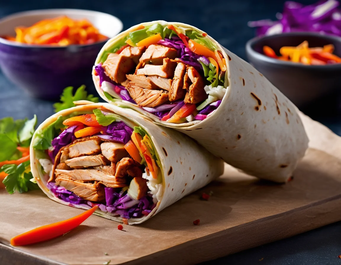 Pollo al Pimentón con Ensalada Mediterránea