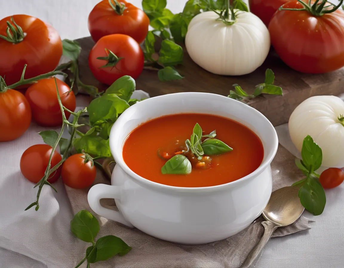 Sopa de Tomates Asados Canadiense Adaptado para SII Síndrome de Intestino Irritable