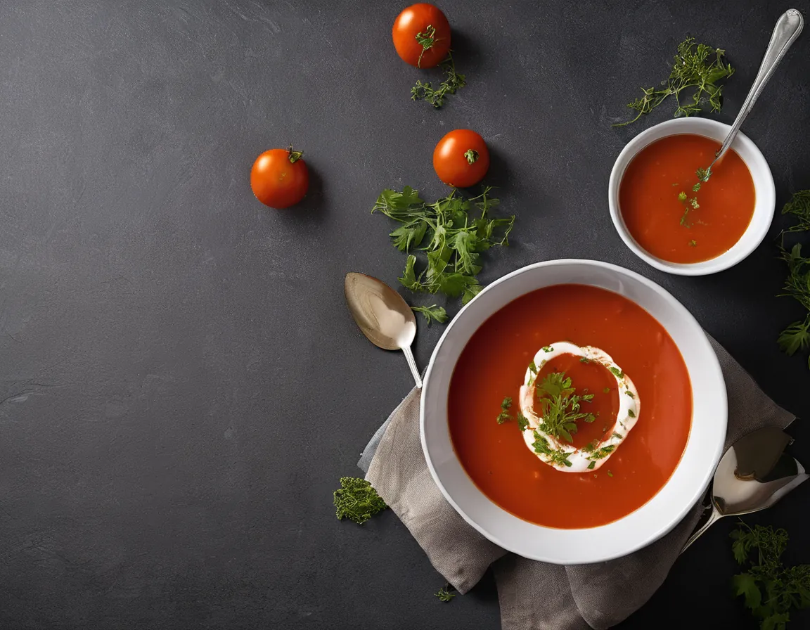 Sopa de Tomates Canadiense Rica en Fibra Adaptado para Constipación Crónica