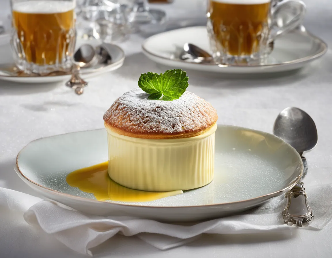 Soufflé de Espinacas Ligero a la Francesa Adaptado para Constipación Crónica