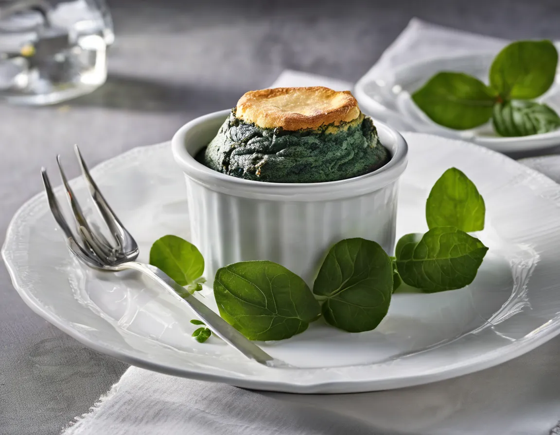 Soufflé de Espinacas Ligero a la Francesa