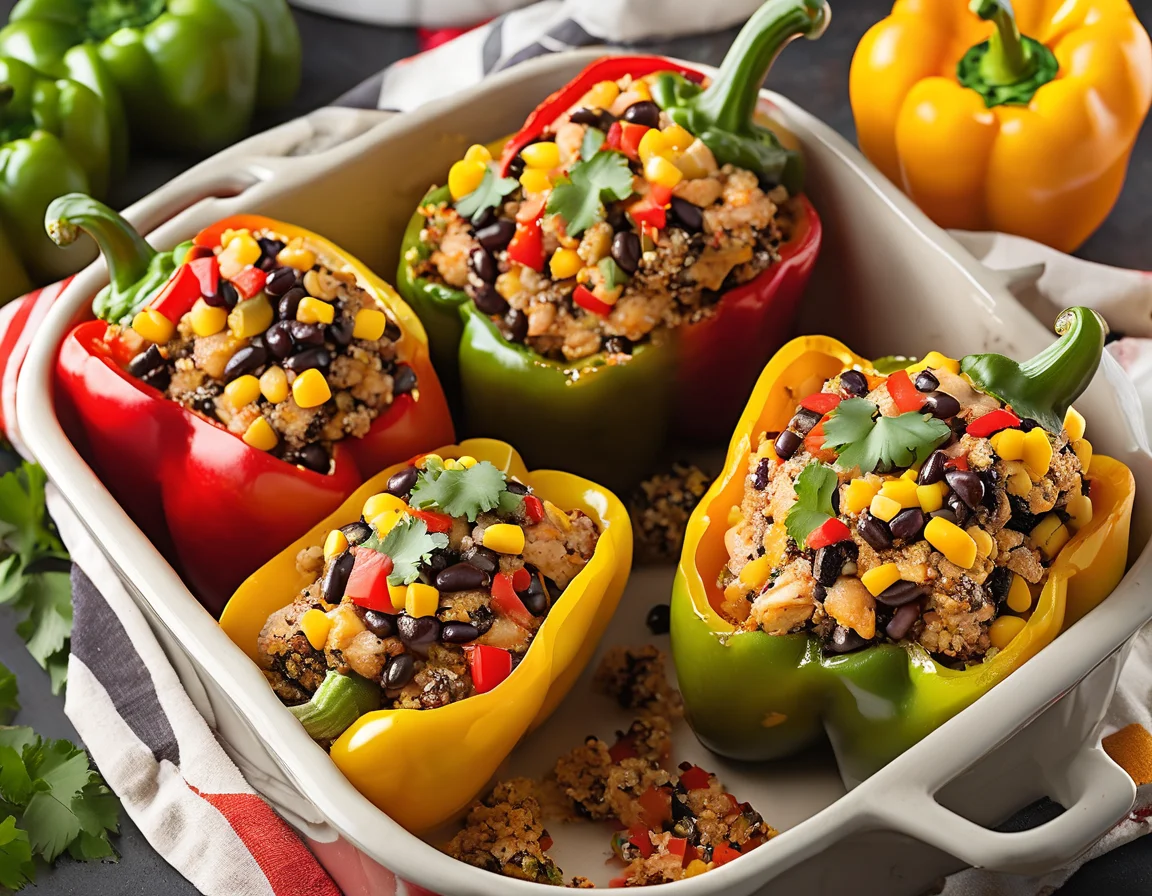 Pollo con Pimientos Asados al Estilo Andaluz