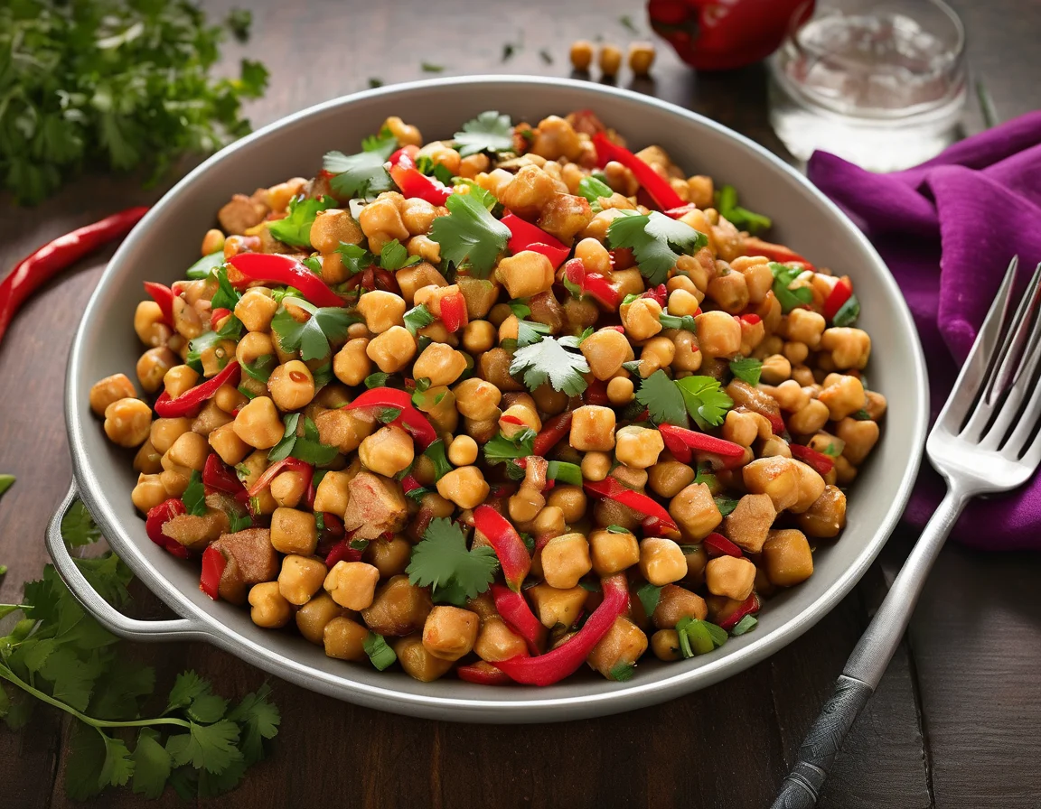 Pechuga de Pavo con Garbanzos a la Española