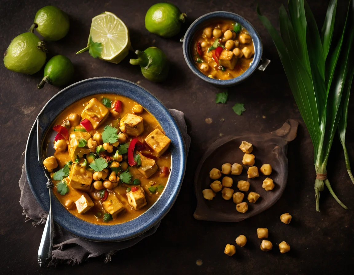 Moqueca de Tofu con Garbanzo Tropical
