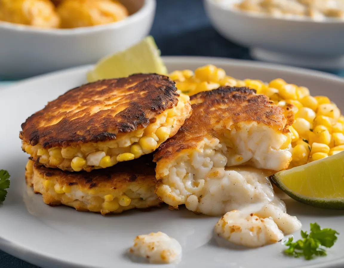 Tortitas de Maíz con Pescado al Horno