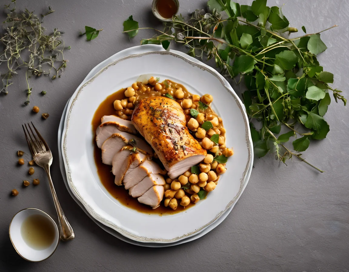 Pechuga de Pavo con Garbanzos al Estilo Murciano