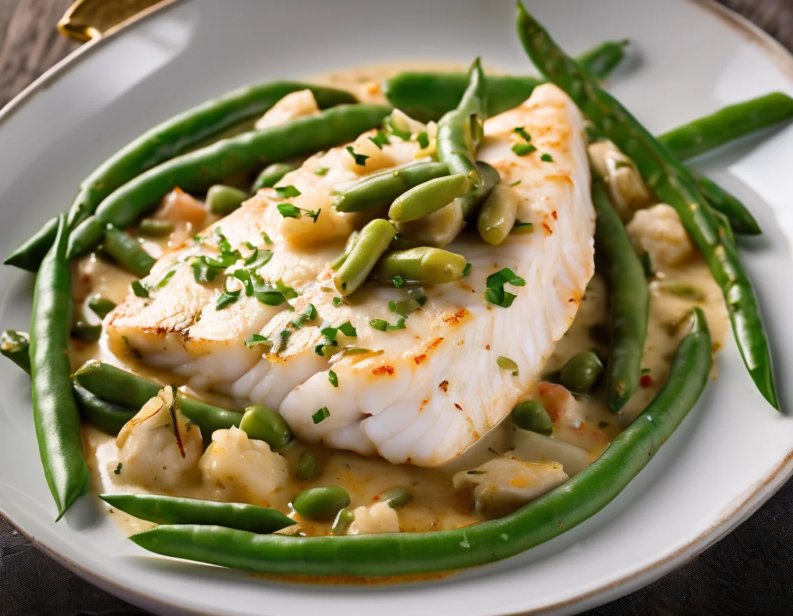 Moqueca de Pescado Blanco con Vainitas al Coco